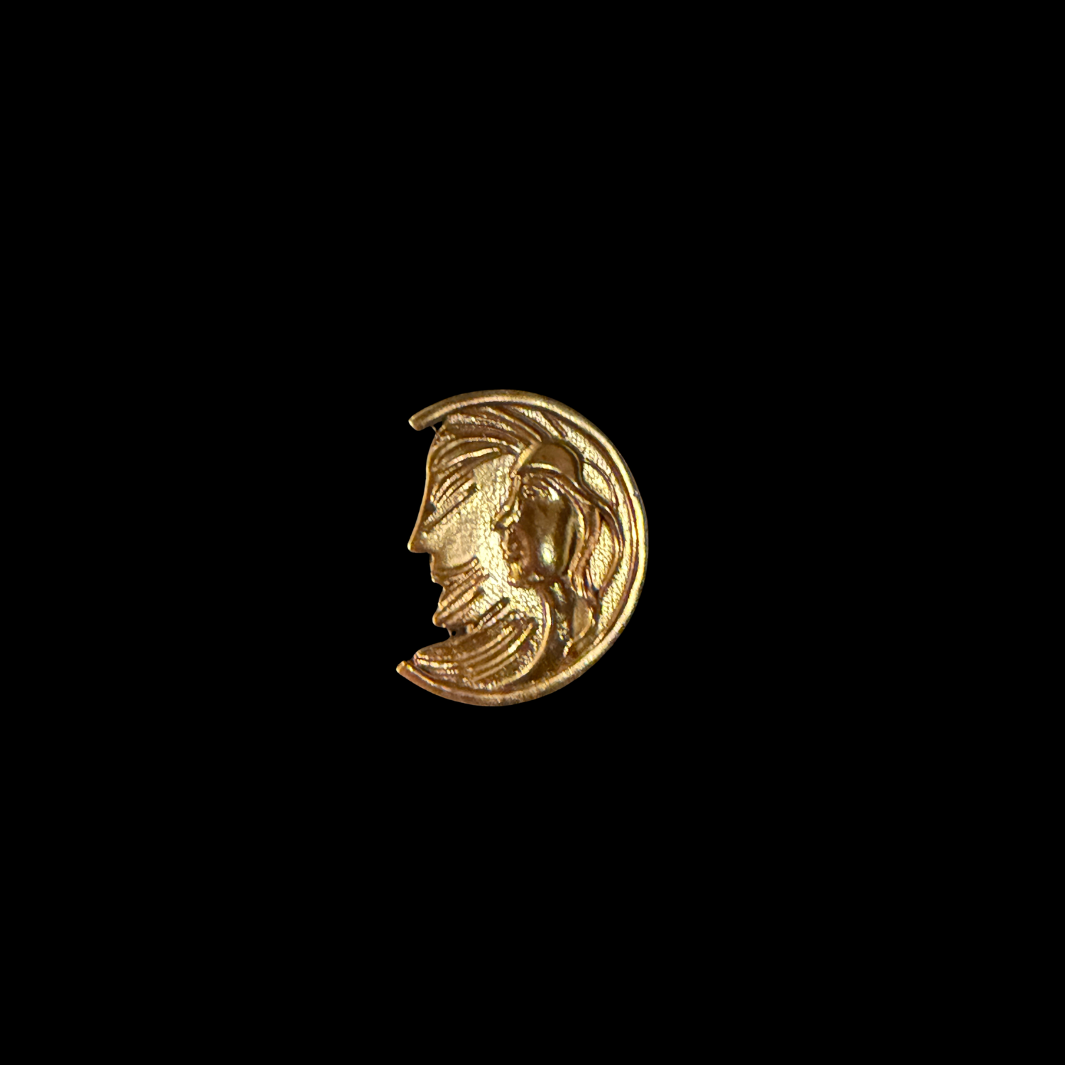 Crescent brooch